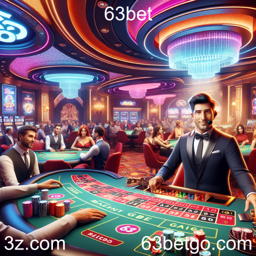 Experimente a Emoção do Cassino Ao Vivo no 63bet